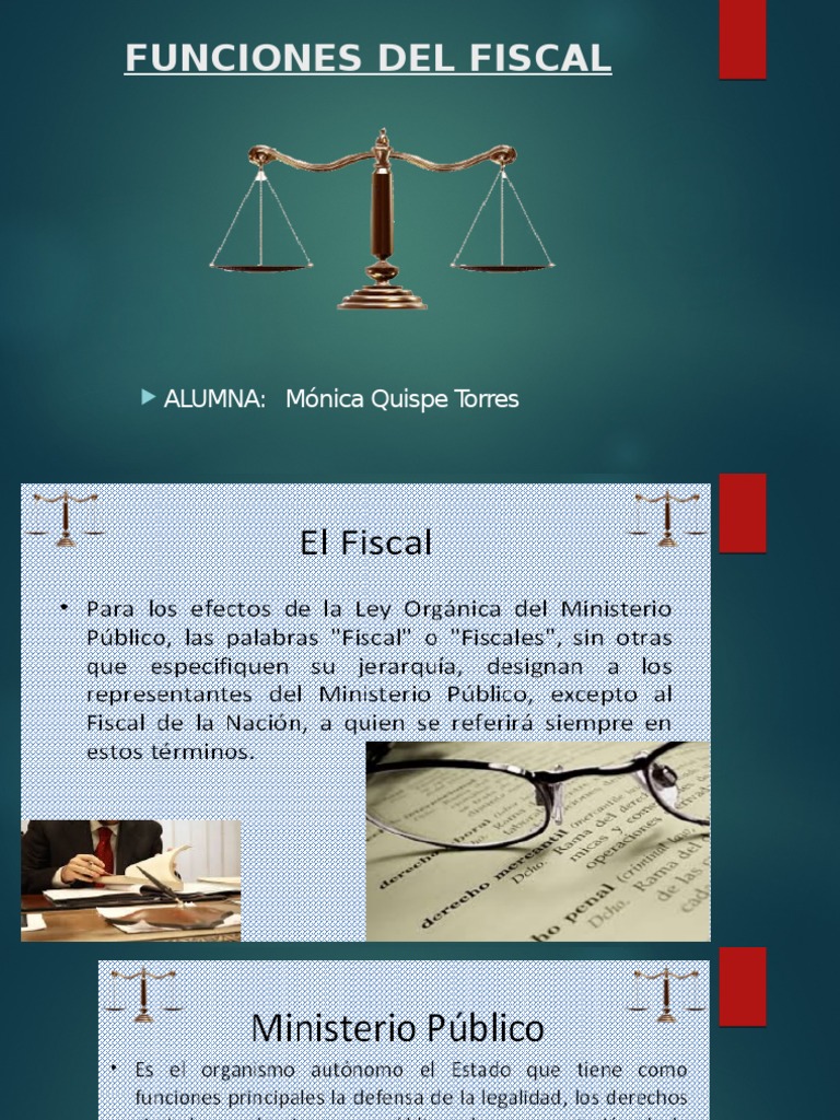 Funciones del Fiscal en el Proceso Penal | PDF | Fiscal | Derecho penal