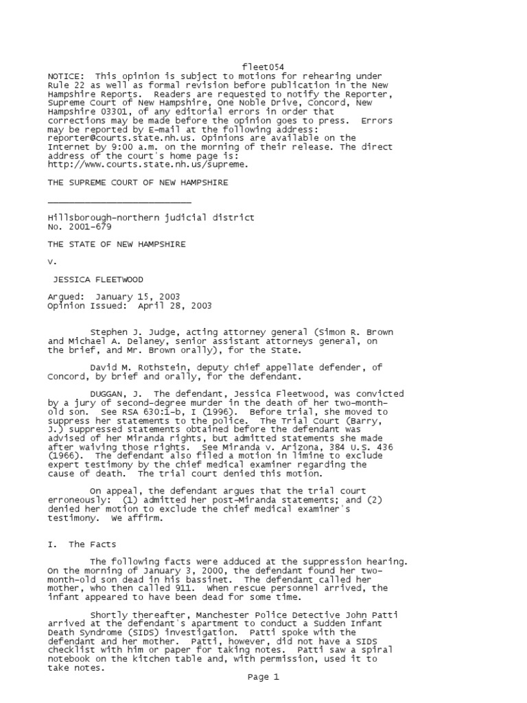 Fleet 054 | PDF | Miranda Warning | Arrest