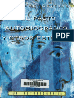 Philippe Lejeune El Pacto Autobiografico y Otros Textos PDF