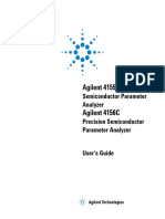 4155C 4156C Semiconductor Parameter Analyzer User's Guide