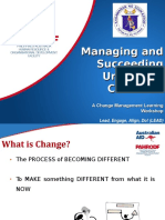 Change Management and Communication Plan