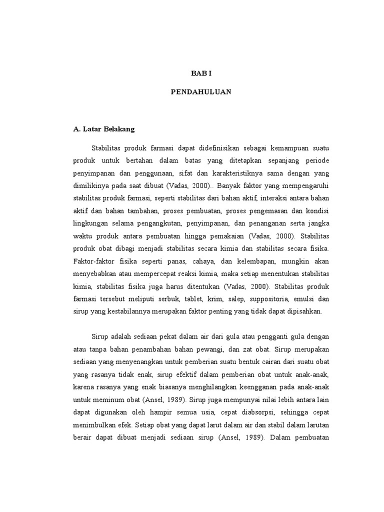 Makalah Stabilitas Obat   Makalah Stabilitas Obat