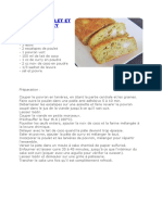 Recette_Cake Au Poulet Et Au Curry