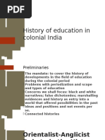 History of Education in Colonial India