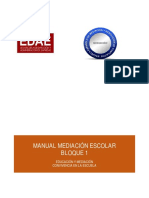 Manual Mediación Escolar Bloque 1 PDF