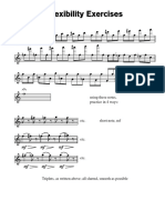 (Flute) Flexibility Exercises PDF