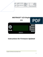 MEITRACK A21 LCD Display Instructions For Firmware Update V1.1