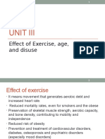 BiomechUnit III Effect of Exercise