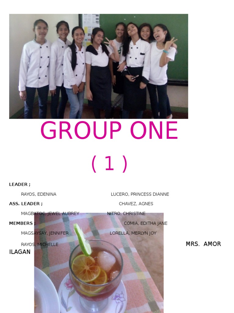 Group One Event Menu and Team List | PDF