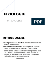 Introducere FIZIOLOGIE