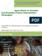 State of The Agriculture in Somalia and Possible Future Intervention Strategies