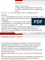 Probability Density Function