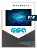 Company Profile CV - ESA