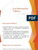 Acceso A La Información Pública