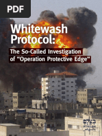 Whitewash Protocol: The So-Called Investigation of 'Operation Protective Edge'