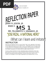 Download Rizal Our National Hero What can I Learn and Imitate  by Jerry Rosero Joson SN325036000 doc pdf