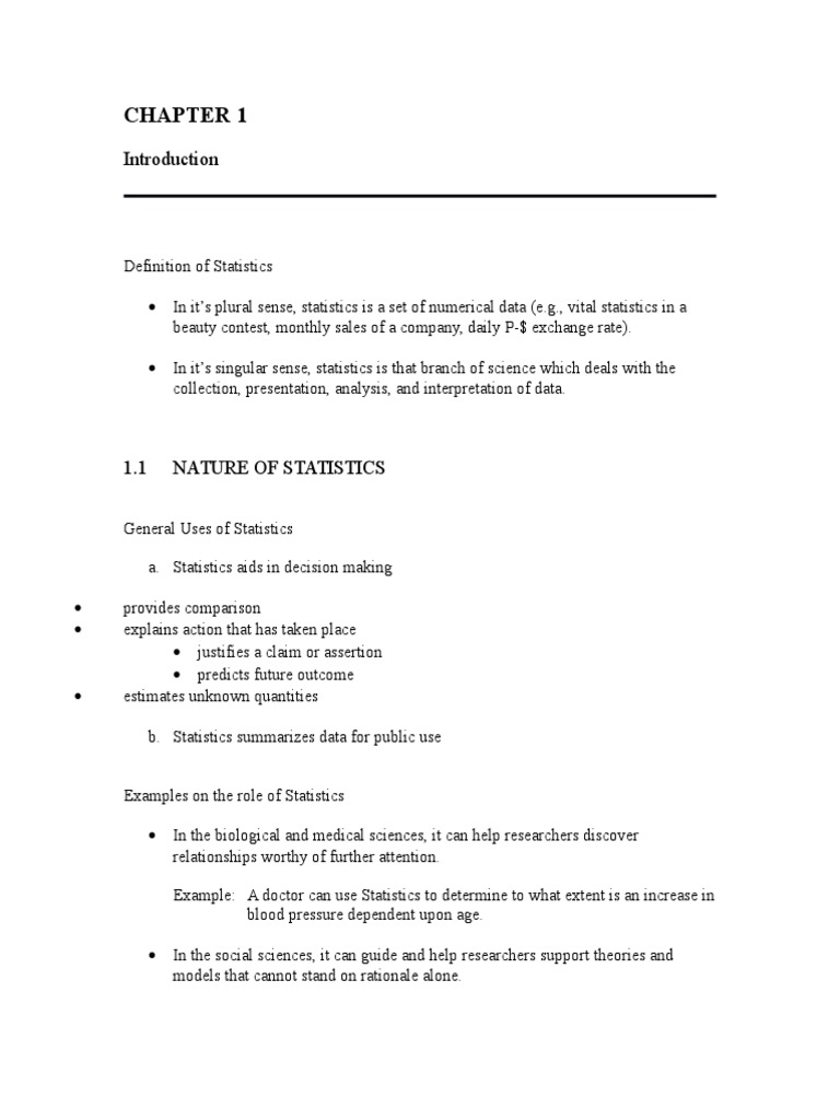 Understanding Statistics: Concepts & Methods | PDF | Level Of ...