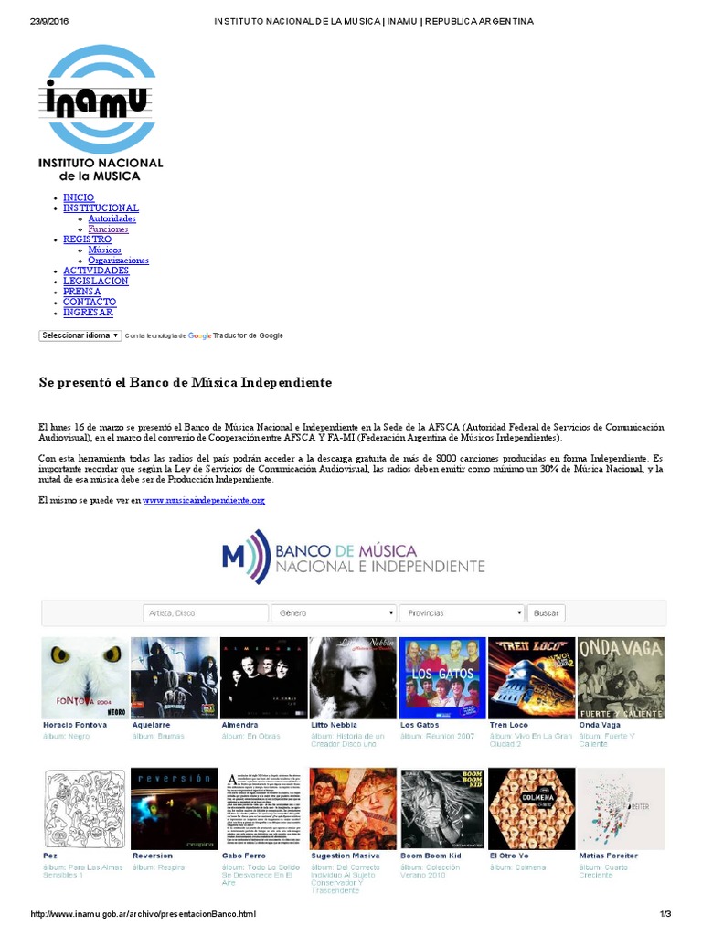 Banco de Música Independiente en Argentina | PDF | Argentina | Business
