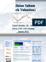 Penilaian Saham Atau Stock Valuation 2016