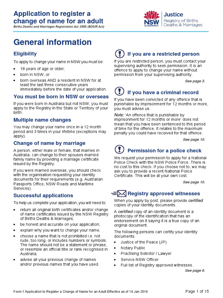 Change Adult | PDF | Birth Certificate | Identity Document