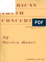 Bauer American Youth Concerto Two-Piano Score