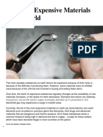 The Most Expensive Materials in The World PDF