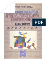 CEARTEE LIBRO Intervencion Psicopedagogica en Autismo de Alto Funcionamiento y Sindrome de Asperger Manual Practico PDF
