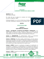 Decreto 181 de 2002 Estatutos Del Inder PDF