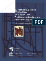 El Financiamiento Educativo en Argentina: Problemas Estructurales, Soluciones Coyunturales