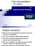 12 Edition: 12 Setting Product Strategy