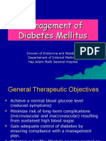 Management of Diabetes Mellitus