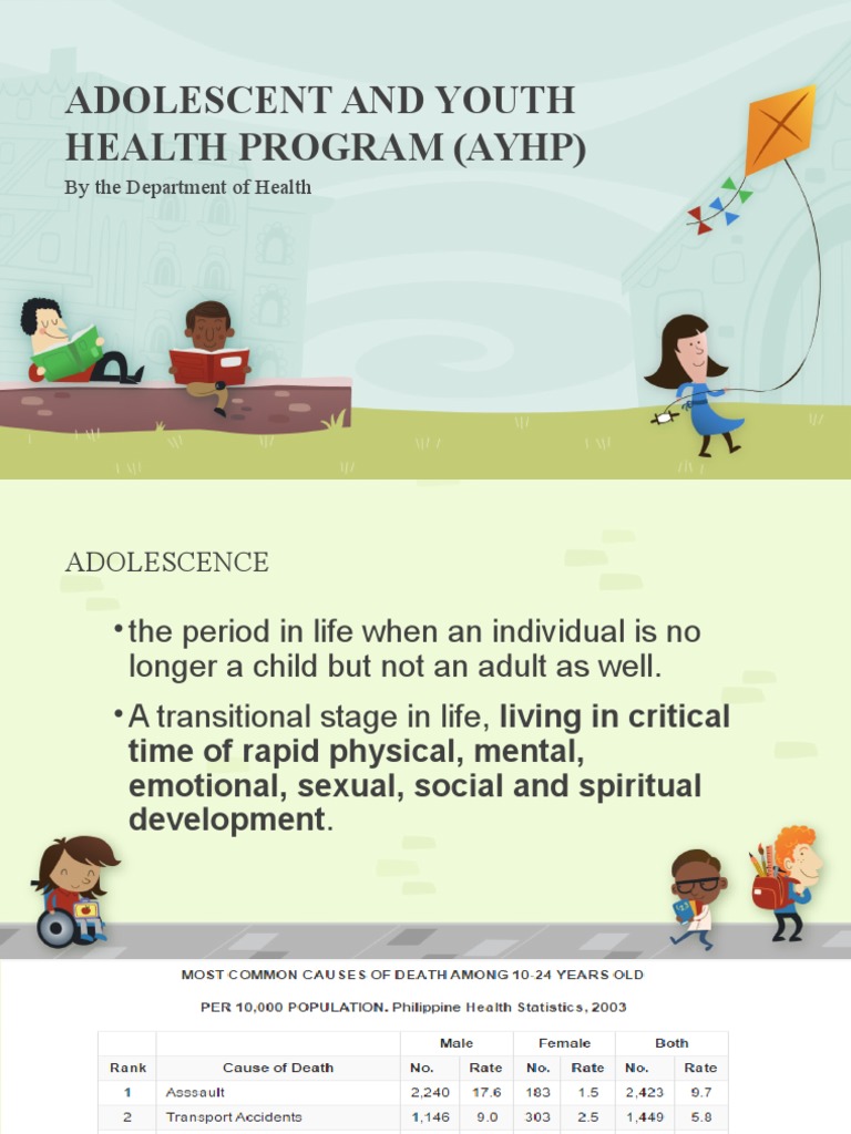 Adolescent Health and Development Program | PDF | Adolescence ...