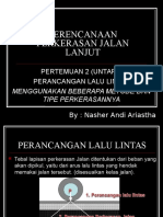 Perancangan Lalu Lintas