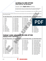 X048 Colour Code According To DIN 47100