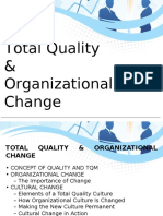 Total Quality and Organizational Change