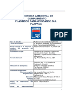 Plapasa Auditoria Ambiental de Cumplimiento