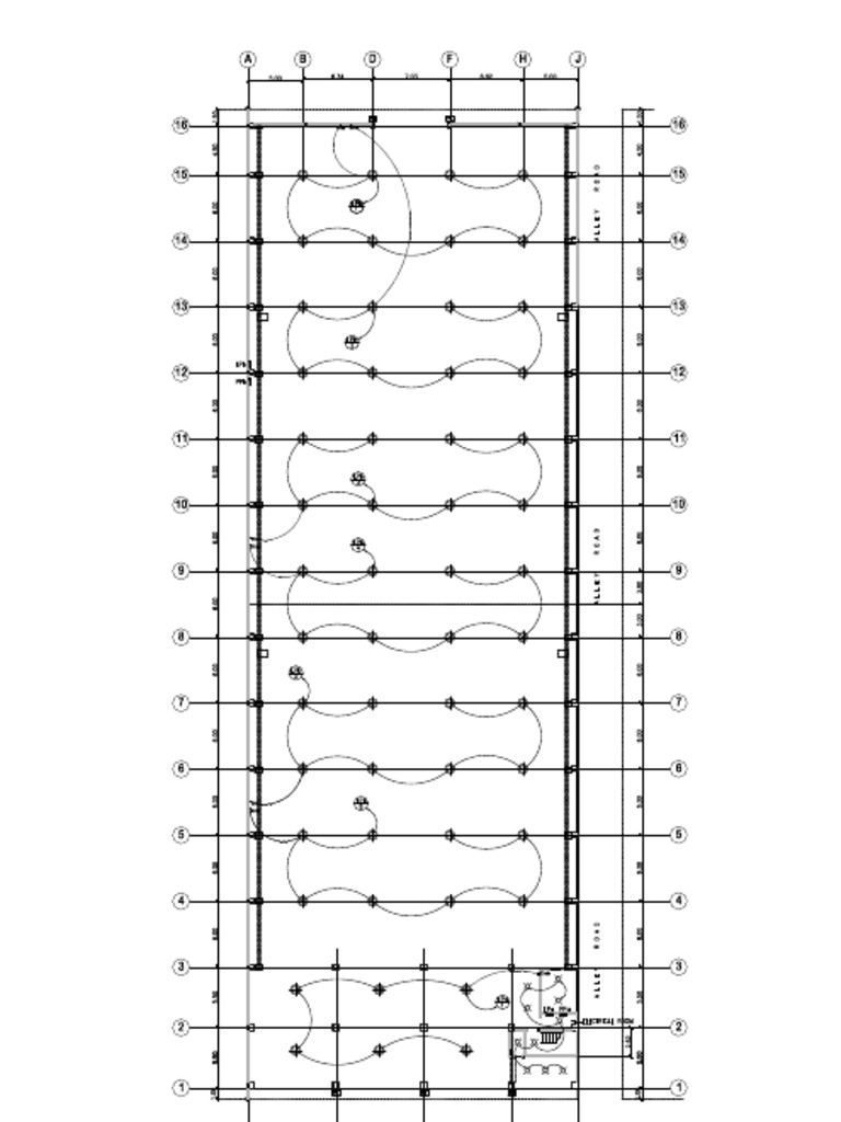Ground Floor Lighting Layout PDF