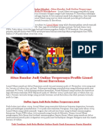 Situs Bandar Judi Online Terpercaya Profile Lionel Messi