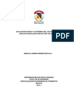 Evaluación Técnica y Económica Del Uso de Pavimento Asfáltico Reciclado (Rap) en Vías Colombianas PDF