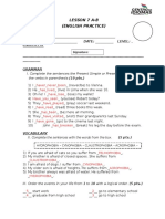 Lesson 7 A-B (English Practice)