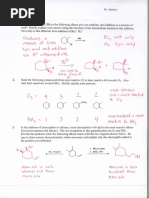 Key Hw 7 Alkene Rxns