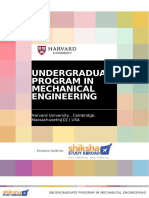 Undergraduate Program in Mechanical Engineering: Harvard University, Cambridge, Massachusetts (D) - USA
