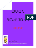 Juguemos A..busca El Intruso 2 - Disney - Eugenia Romero