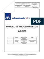 Manual de Procedimientos Ajuste SII PDF