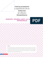 Fortalecimiento y Organización de Los Espacios de Reflexión Pedagógicaortalecimiento y Organización de Los Espacios de Reflexión Pedagógica Presentación