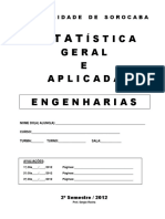 Apostila de Estatistica Geral e Aplicada