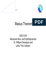 Blasius Theorem