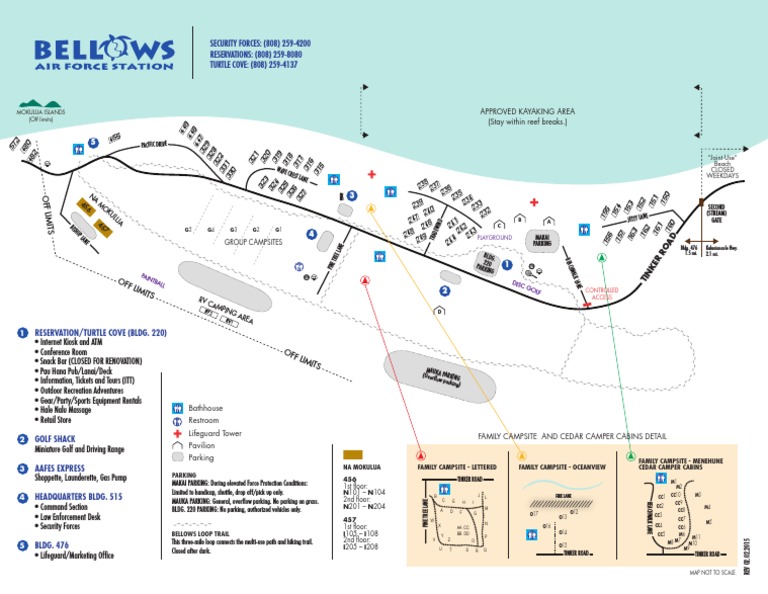 Bellows General Map 11x8.5