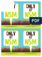 Only at NSM-4up Sheet