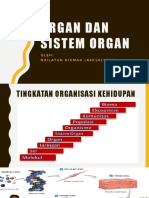 Organ Dan Siistem Organ
